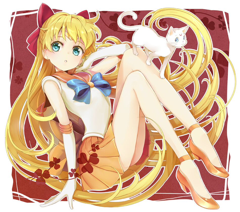 动漫 插画 美少女 二次元 美少女战士