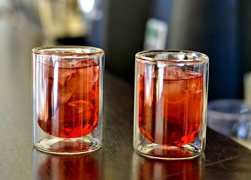 hibiscus iced tea at cafe demitasse#b162