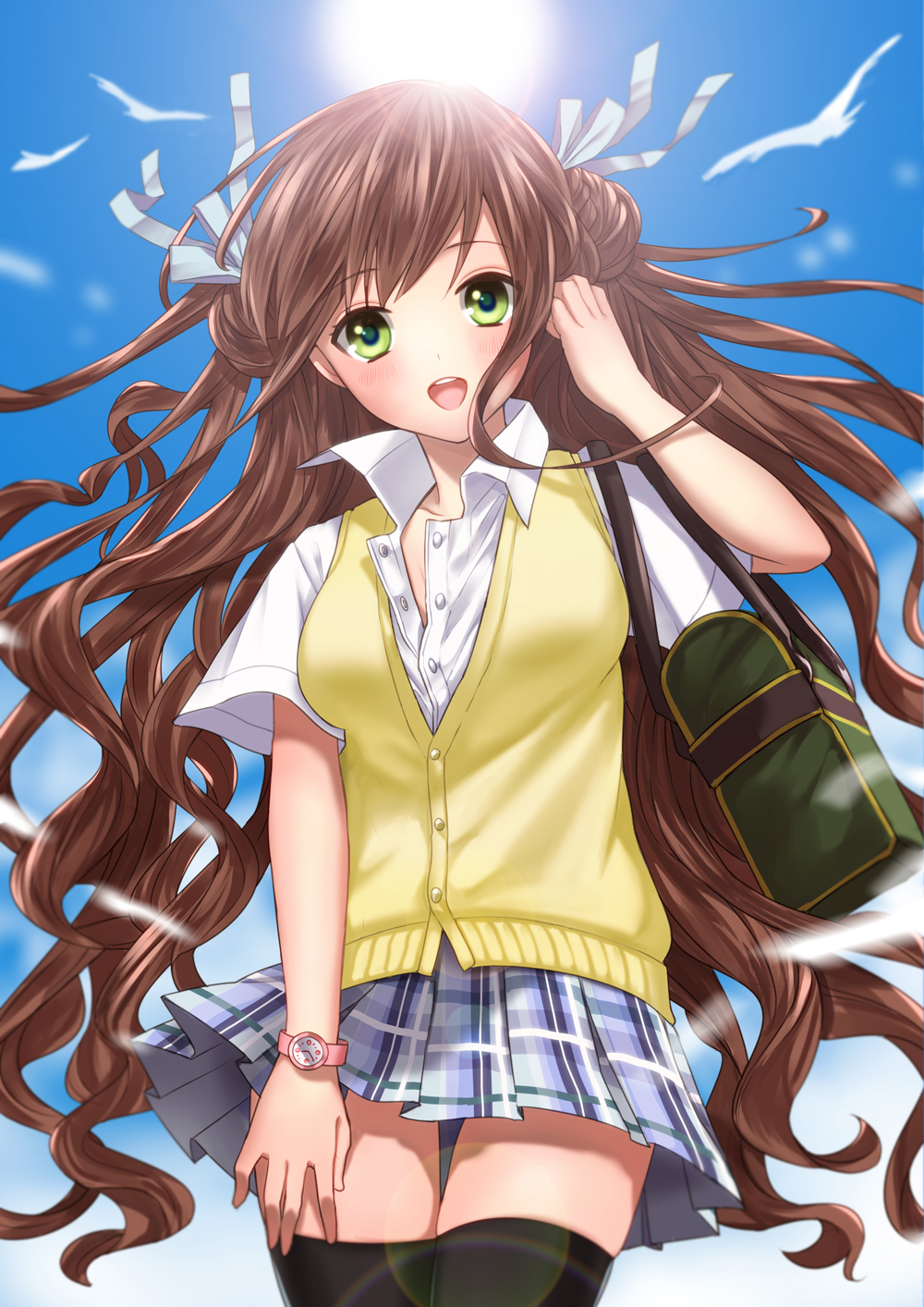 插画 动漫 二次元 美少女 美少年
