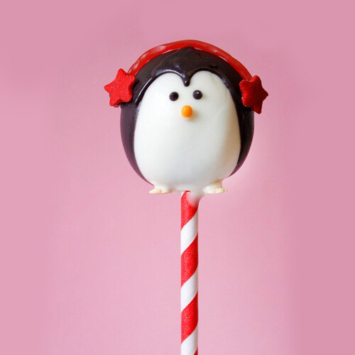 企鹅棒棒糖蛋糕