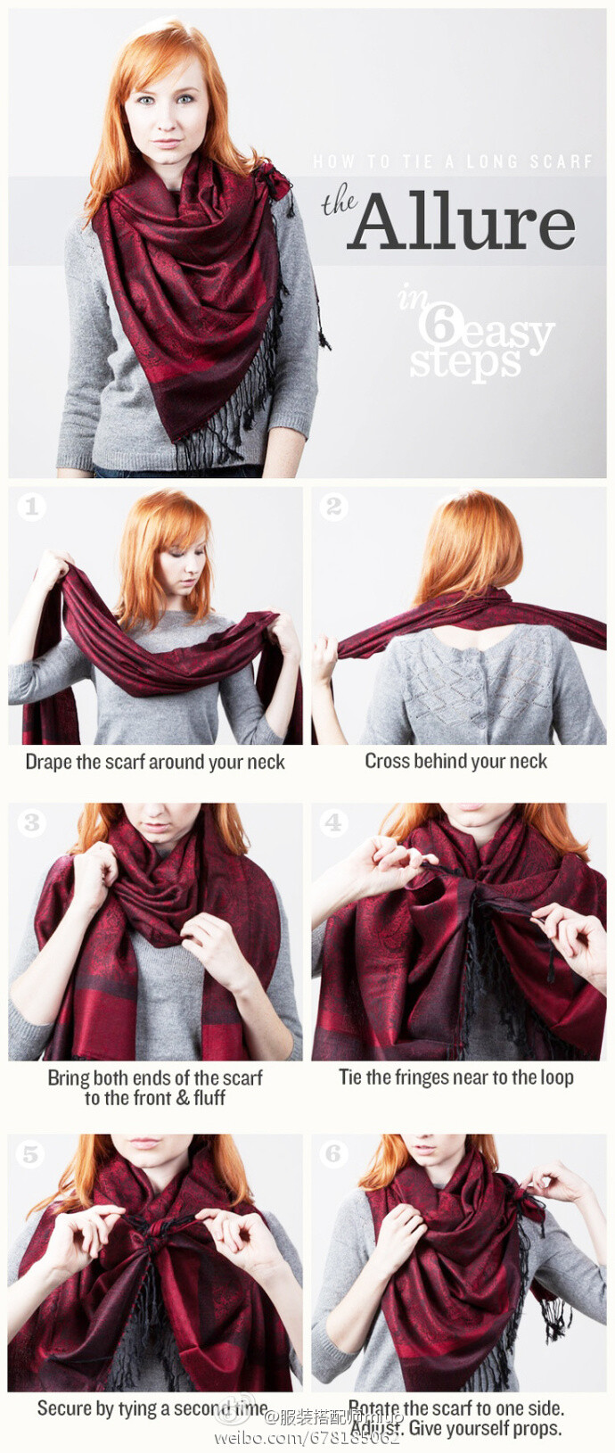 围巾,丝巾其实是很好的饰物,让你的脖子没那么空空如也.