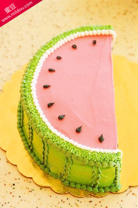 意大利西瓜蛋糕萌到你的神经