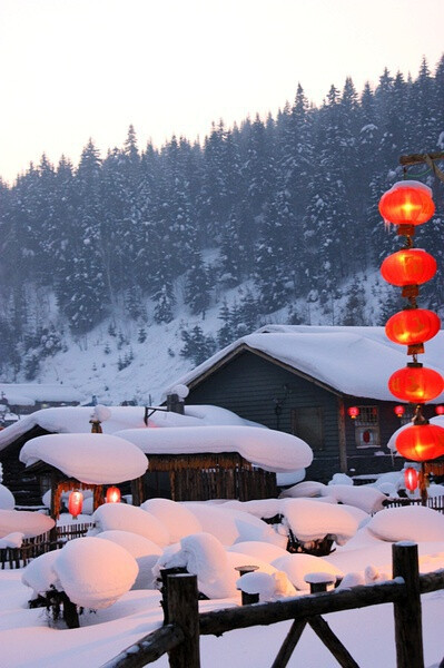 双峰林场,中国雪乡