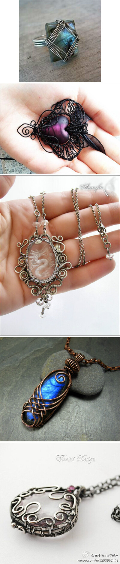 手工##金属绕线#发点硬货欣赏下,来自外网的图片分享~~金属绕线,钢种