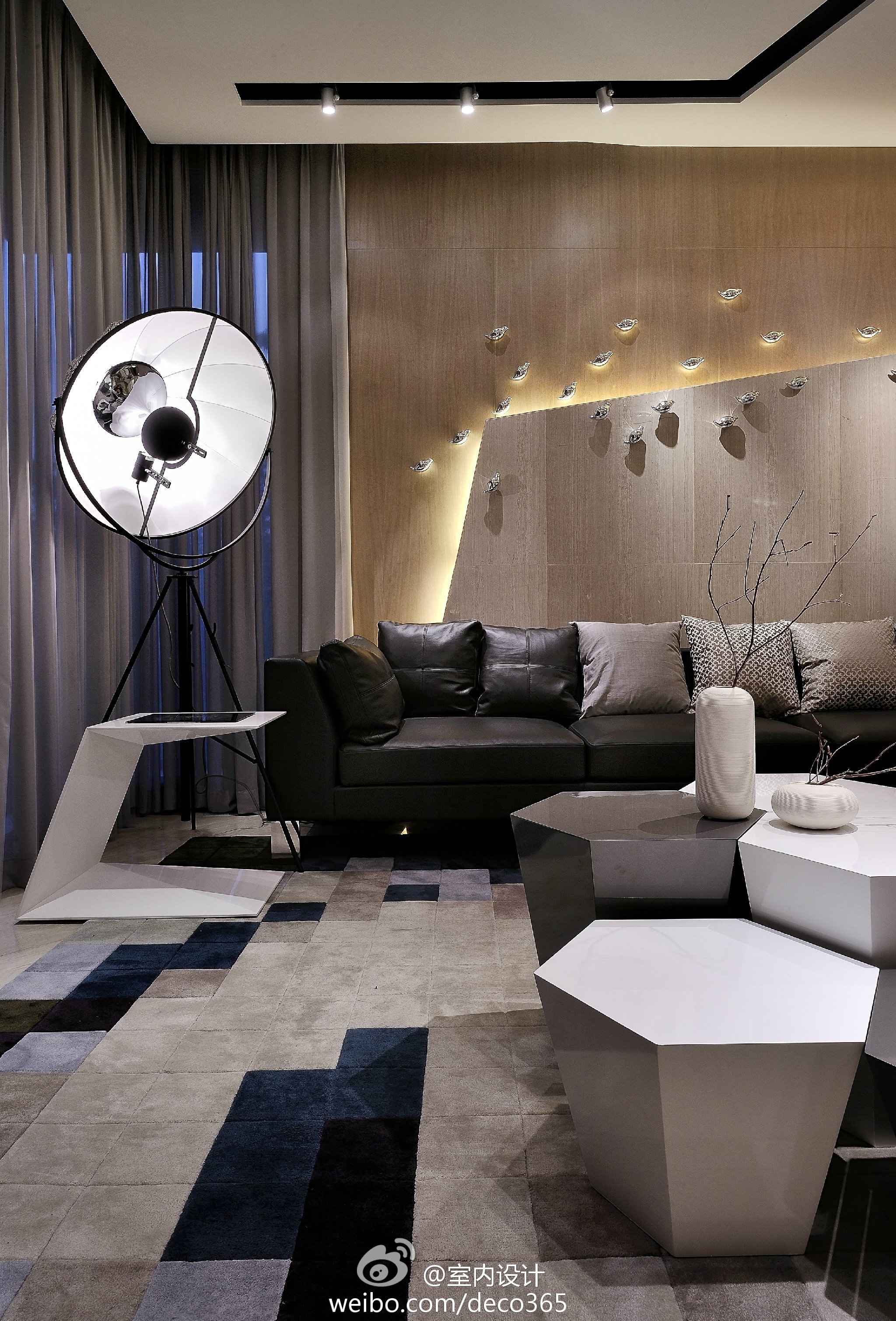 利用各种折面打造了更有立体感的空间——达观国际建筑室内设计事务所