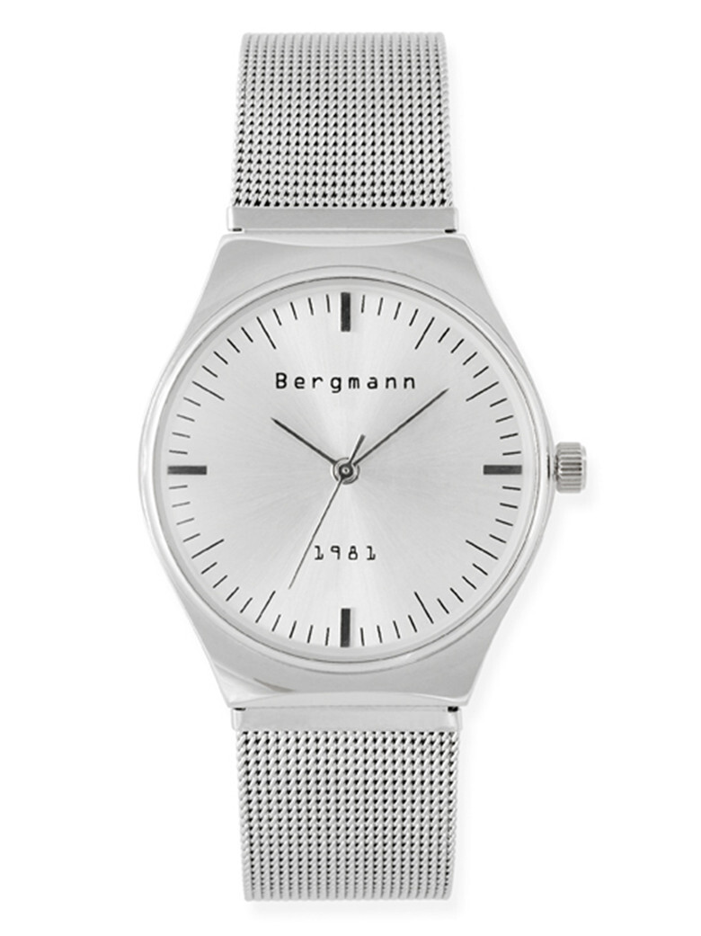 德国bergmann超薄情侣手表贝格曼简约金属对表商务时尚男女石英表