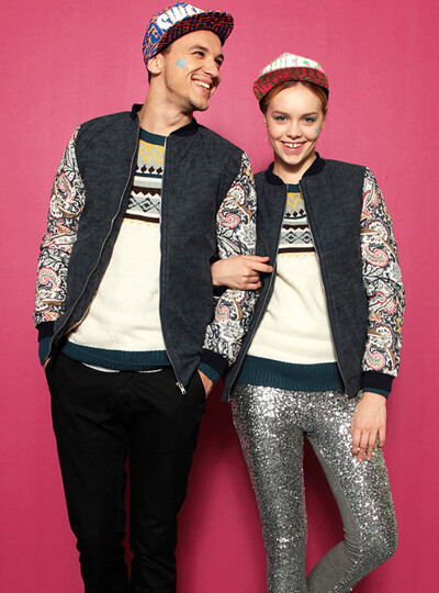 qlz情侣装秋冬装新款2013韩国加厚夹克衫 长袖卫衣外套 棒球服 女