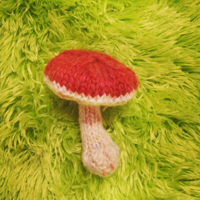棒针蘑菇