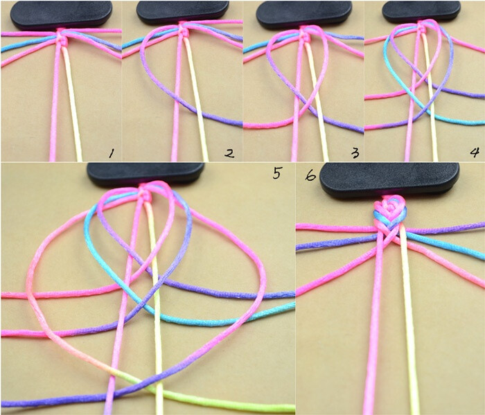 8股圆形绳子编法图片