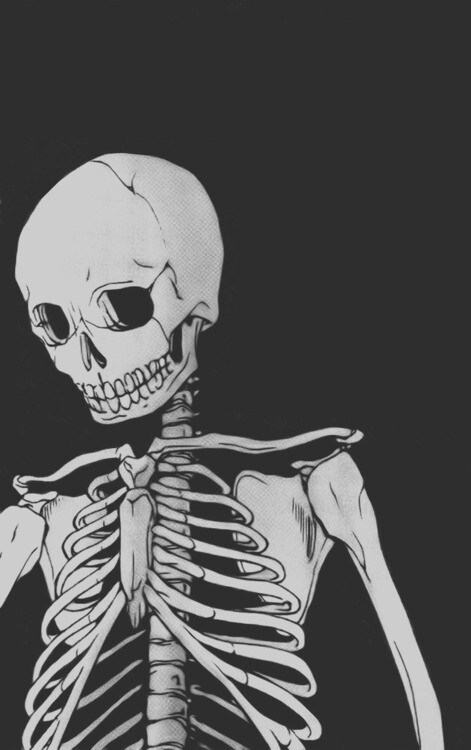 骷髅壁纸插画我可脆了