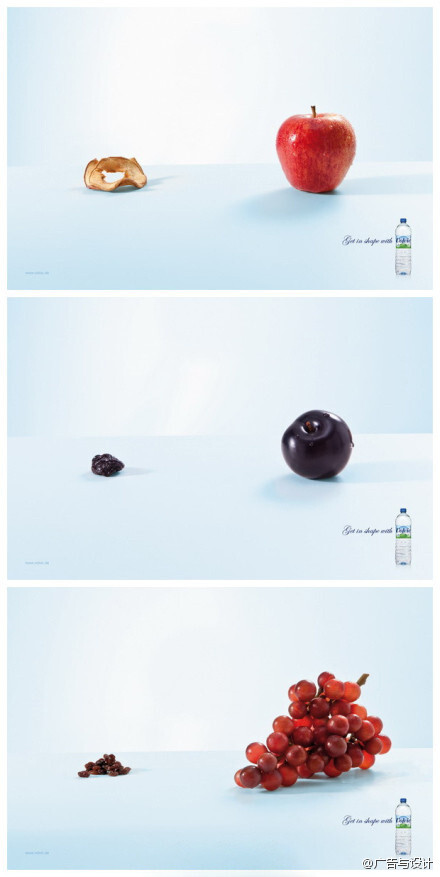 国外矿泉水创意广告图片