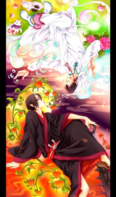 鬼灯の冷彻# #鬼灯# #白泽# [画师:さがゆら id=3449649] 超赞!