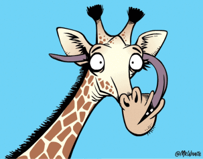 长颈鹿卡通gif图片
