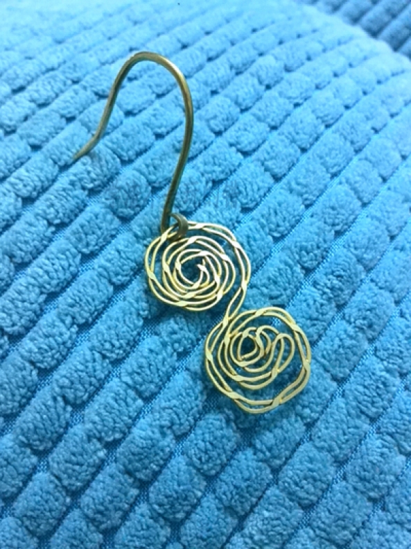 《花团~金属丝线钩耳环,分享自手工客官网http/www.shougongke.