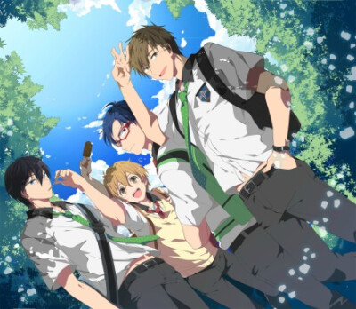 free!男子水泳部