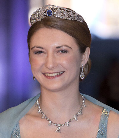 卢森堡大公国:蓝宝石皇冠 卢森堡大公储妃斯蒂芬妮的蓝宝石皇冠