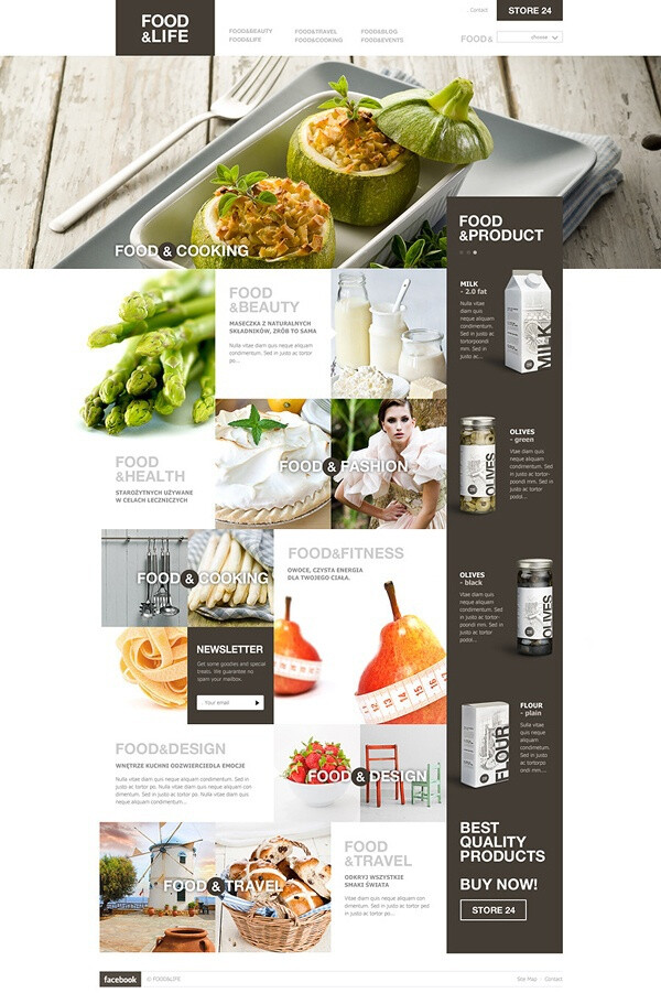 food | #webdesign #i.