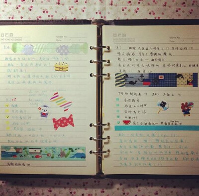 【一位学生mm的手帐日记】