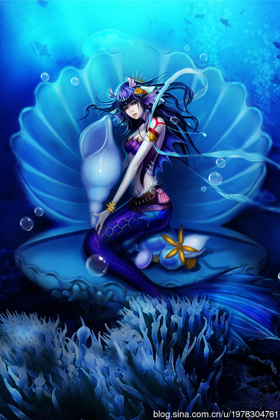 人鱼公主,每个男生心里都有一个美人鱼的形象这就是我的,心目中的人鱼