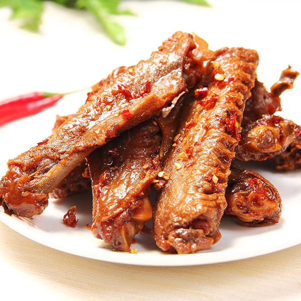 绝味精装麻辣鸭翅220g