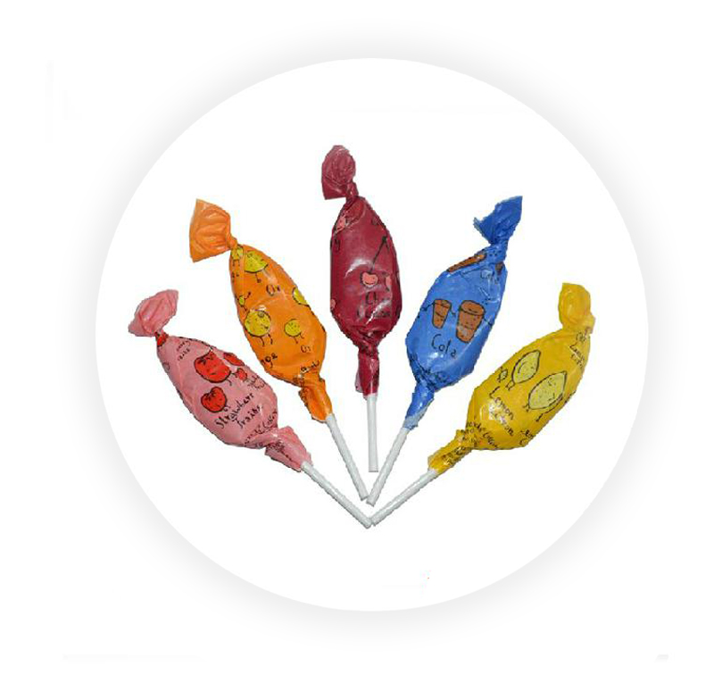 星巴克starbucks无色素五口味棒棒糖单支(法国进口糖果)现货