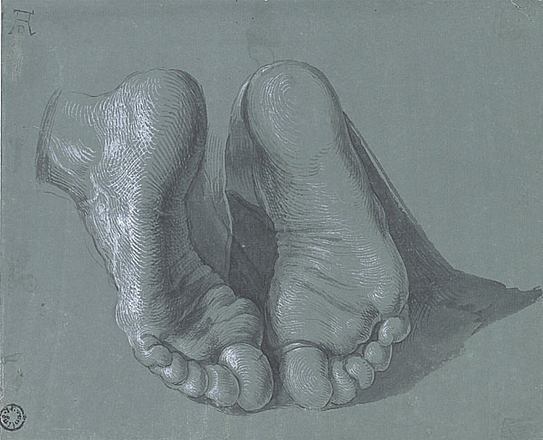 兩隻腳的習作 study of two feet作 者:杜勒 durer