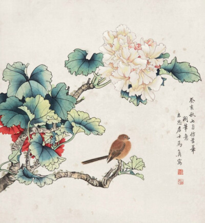 清朝画家:马家桐花鸟画欣赏