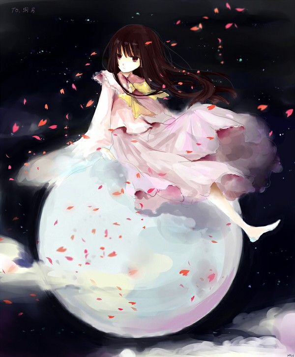 唯美可爱手绘动漫插画_唯美图片