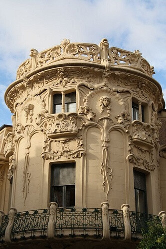 it was constructed in art nouveau architectural style