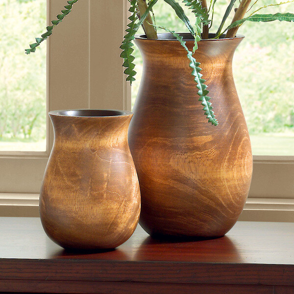 harbor house 泰国芒果木花瓶 工艺摆设 热销家居饰品 多种尺寸
