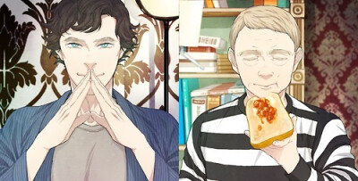benedict cumberbatch martin freeman 神探夏洛克 卷福 花生