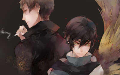 盗少# 3期壁纸1280x800 吴邪&amp;黎簇