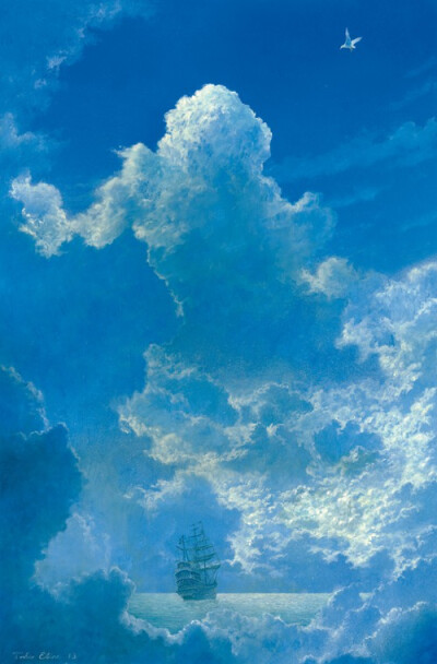 不期而遇的美好 很有气势的场景插画图片