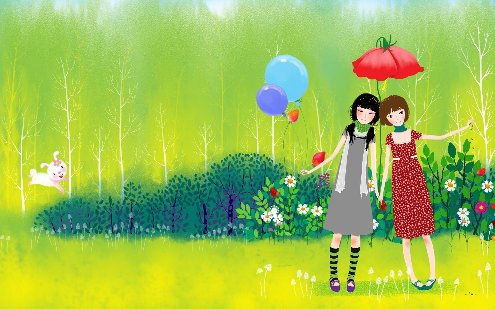 壁纸--电脑壁纸- 头像-插画--文字- -动漫- 平铺 --萌物-- 卡通--人物