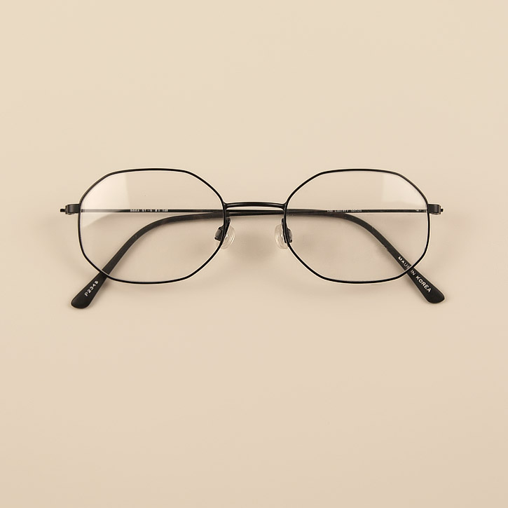 日本金属合金细边超轻眼镜全框近视镜架复古方圆框男女成品