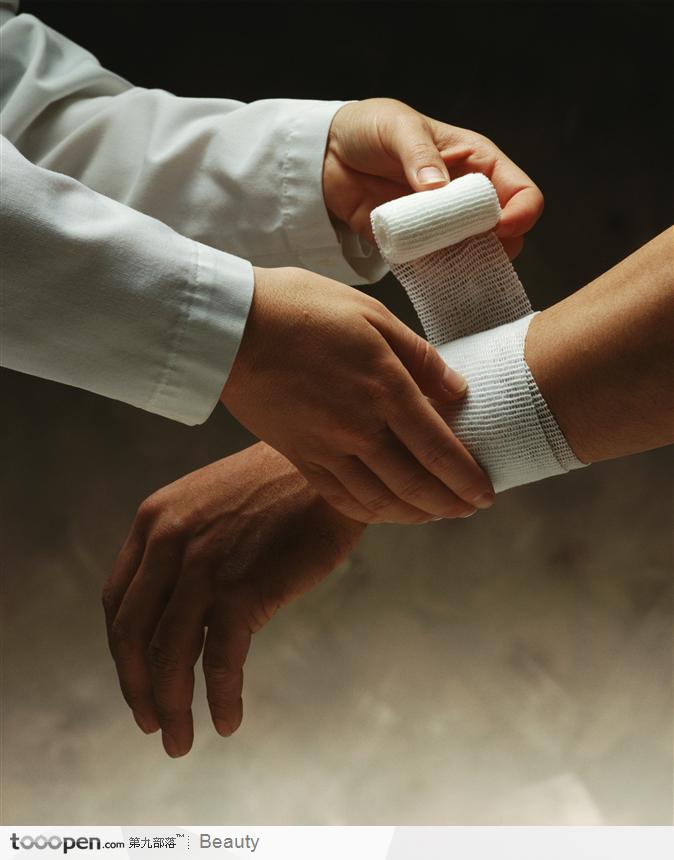 医疗情景 医疗检测 伤口包扎