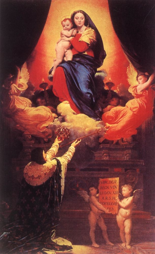 路易十三世的宣誓 安格尔 油画 1824年 421×262厘米 现藏法国蒙特斑