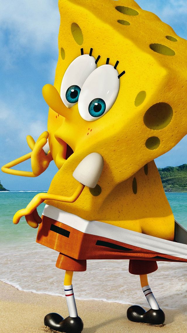 funny spongebob squarepants #iphone #5s #wallpaper