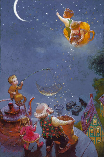 victor nizovtsev 油画之可爱的童话世界(3)