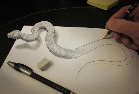 3d铅笔画