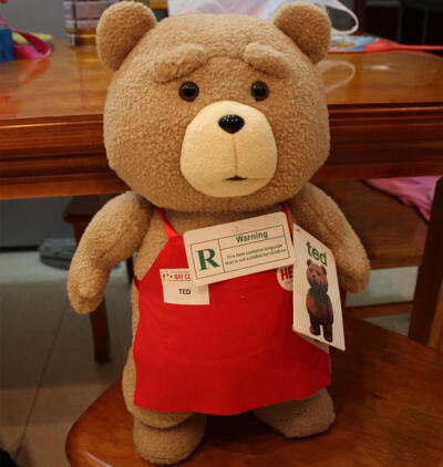 ted熊美国电影泰迪熊公仔毛绒玩具萌贱熊麻吉熊ted