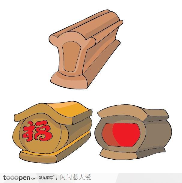 中国风古代生活用品