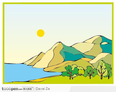 的山峰
