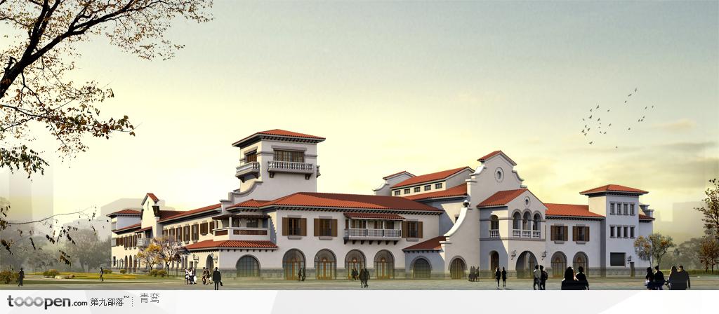 现代欧式建筑设计