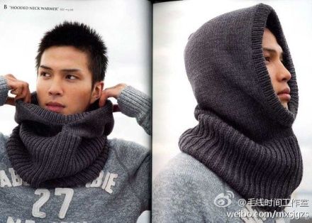 棒针 钩针 男士帽子 欣赏# 别忘了给你的另一伴也来一顶