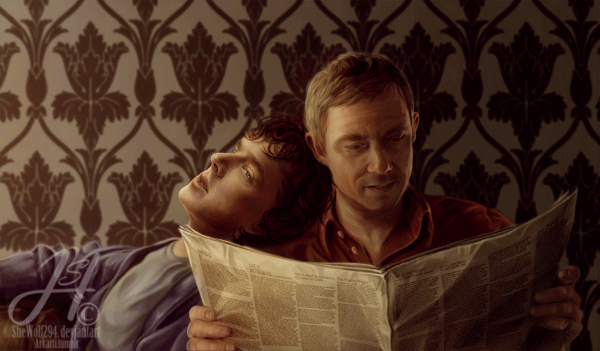 benedict cumberbatch martin freeman 神探夏洛克 卷福 花生