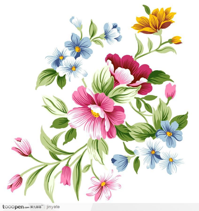 一组唯美的手绘艺术花-6