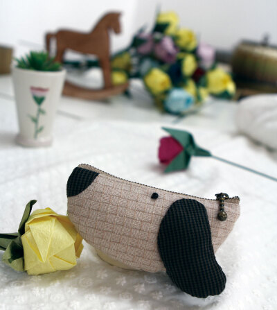 狗狗布艺零钱包