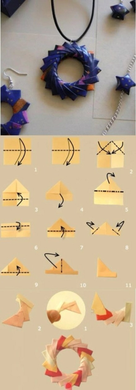 【diy手工折纸小教程】几款简单的折纸教程,还是学不会?