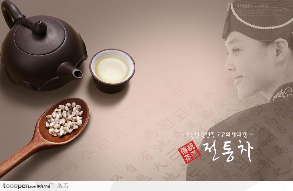 传统茶道韩国风唯美背景底纹 - 堆糖,美图壁纸兴趣社区